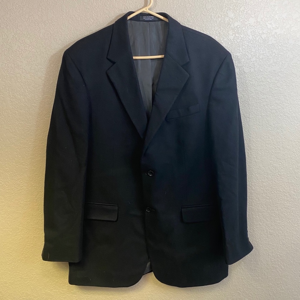 Oscar De La Renta Men’s Black Jacket - Size 42L*